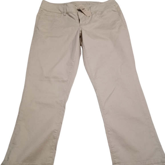 NWT American Eagle Outfitters  Khaki Artist Crop Jeans - Picture 3 of 7